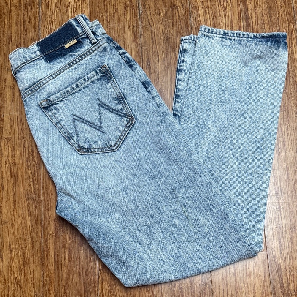 MOTHER Denim acid-washed Jeans